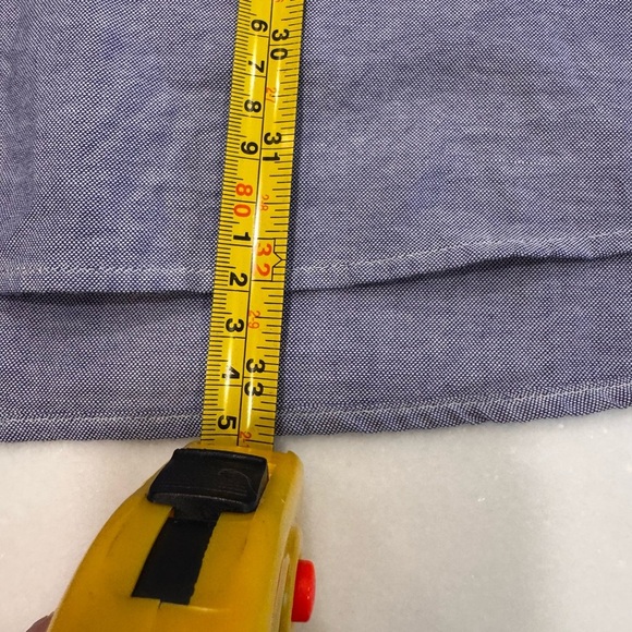 Vineyard Vines Long Sleeve Button Up Oxford Shirt Mens XXL Blue Slim Fit - Picture 4 of 7